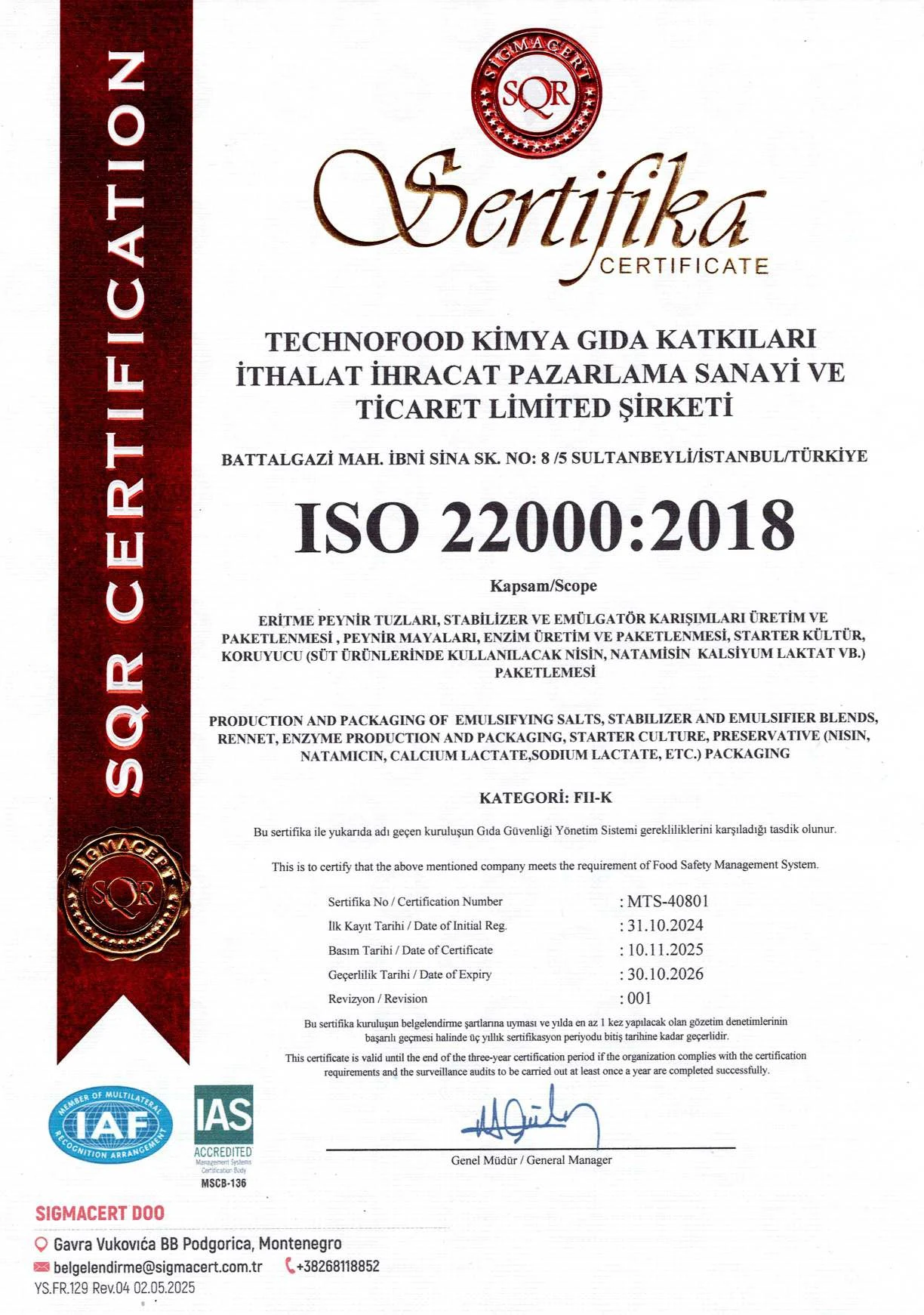 ISO 22000
