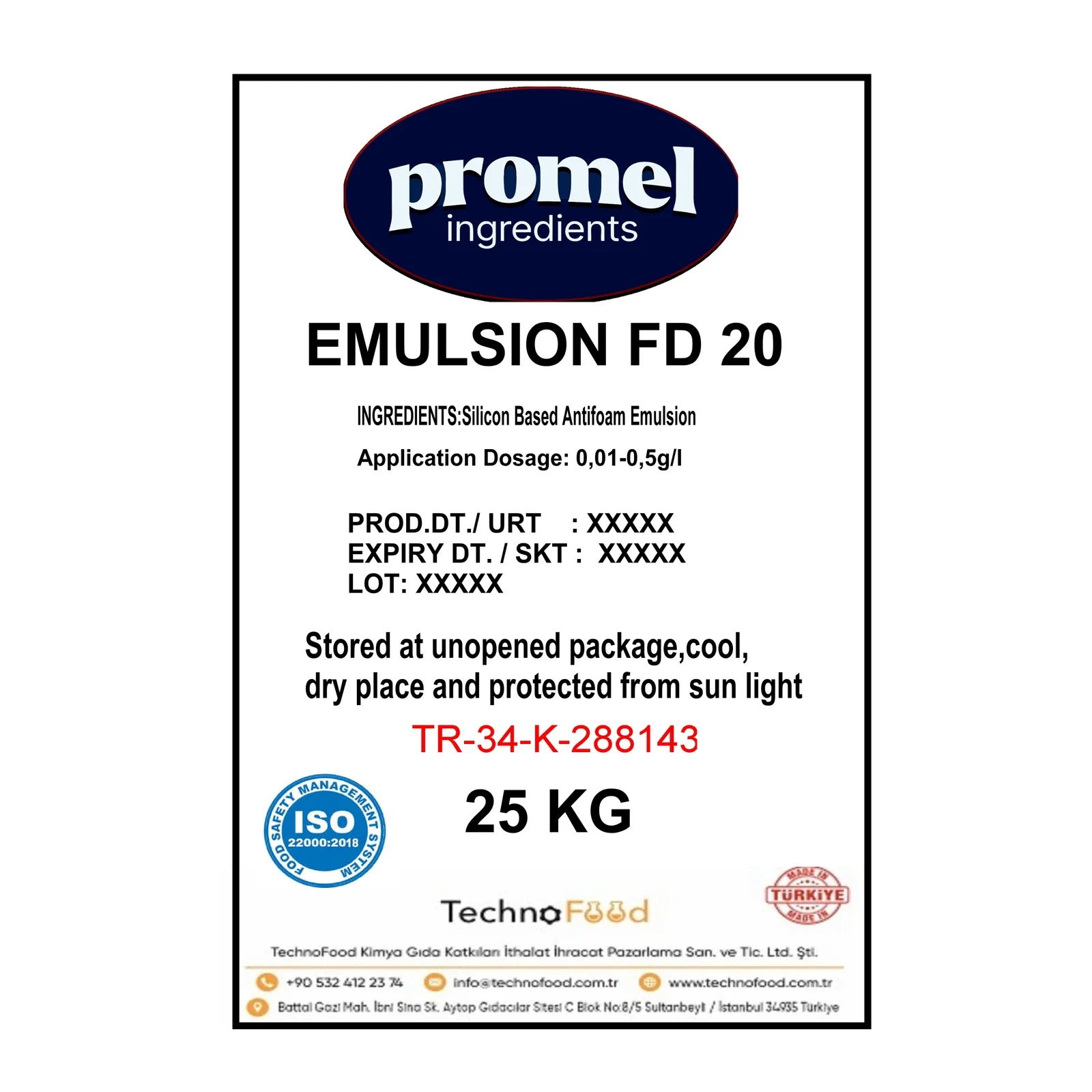 Promel Antifoam – مانع رغوة قائم على السيليكون