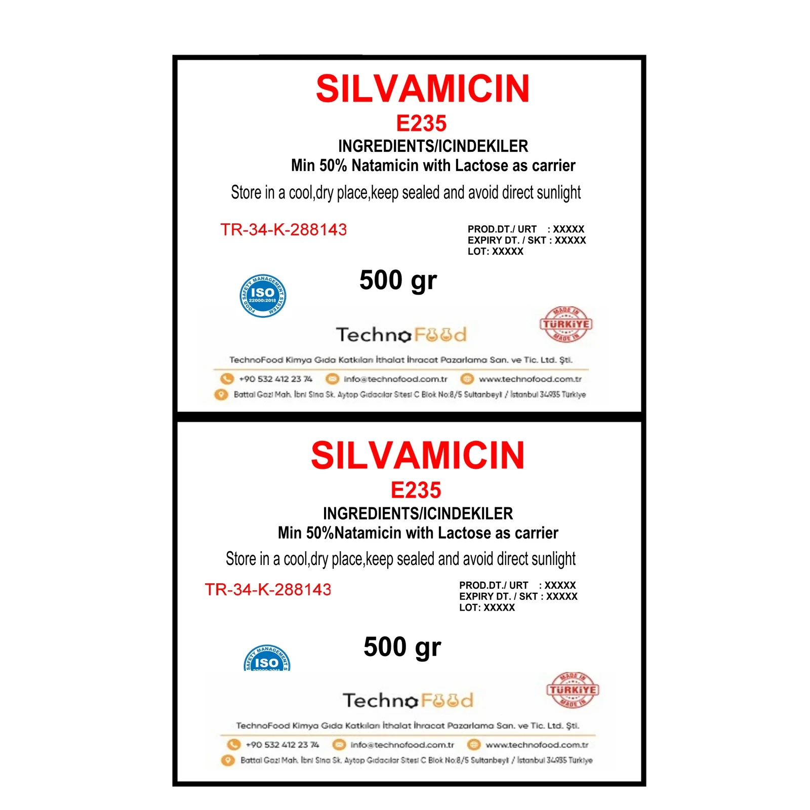 Silvamycin – الناتاميسين (E235) لحماية سطح الجبن