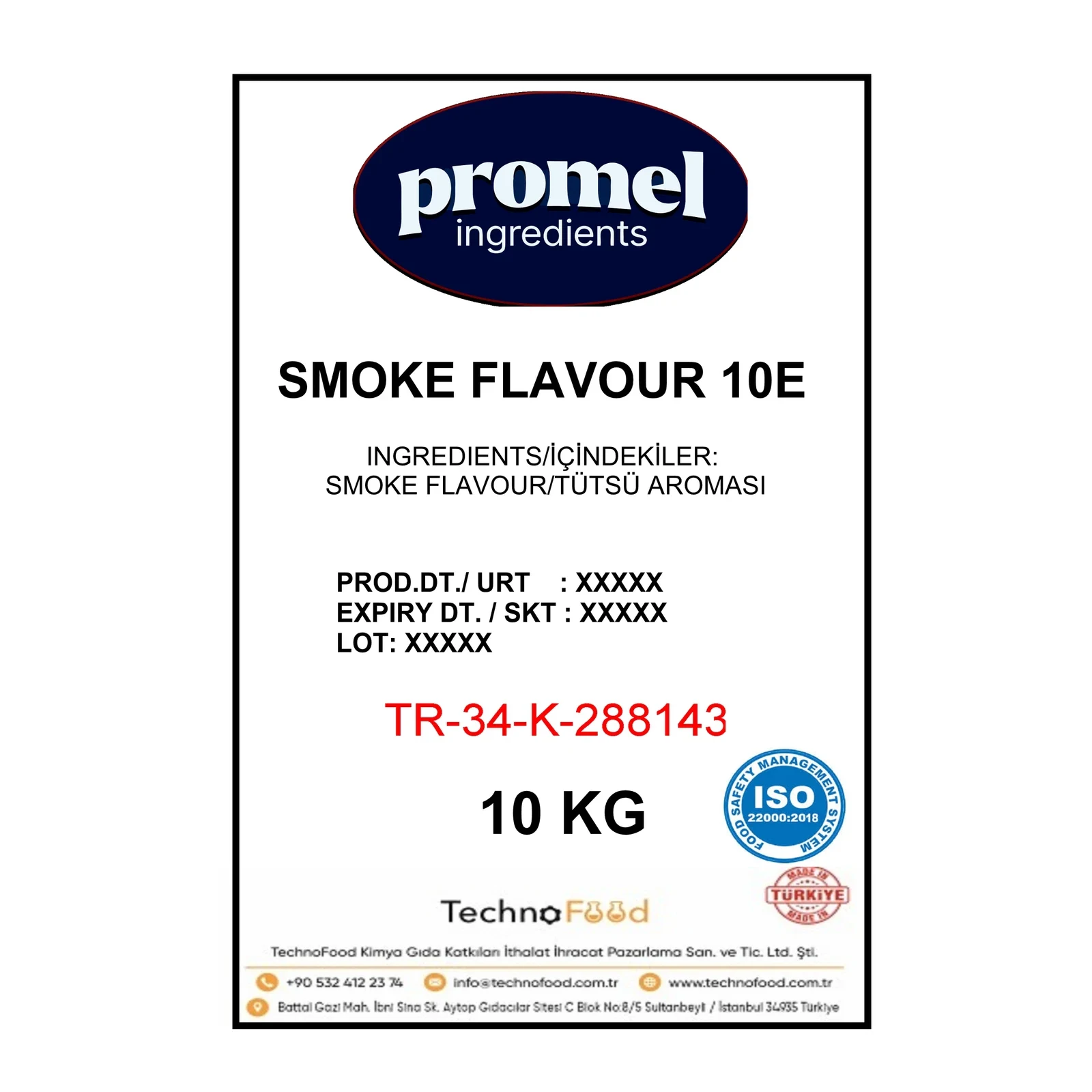 Promel Smoke Flavour 10E – منكّه دخان ولون مدخّن